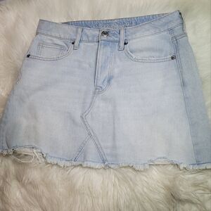 American Eagle Outfitters Distressed Button Fly Denim Skirt  Size 4
